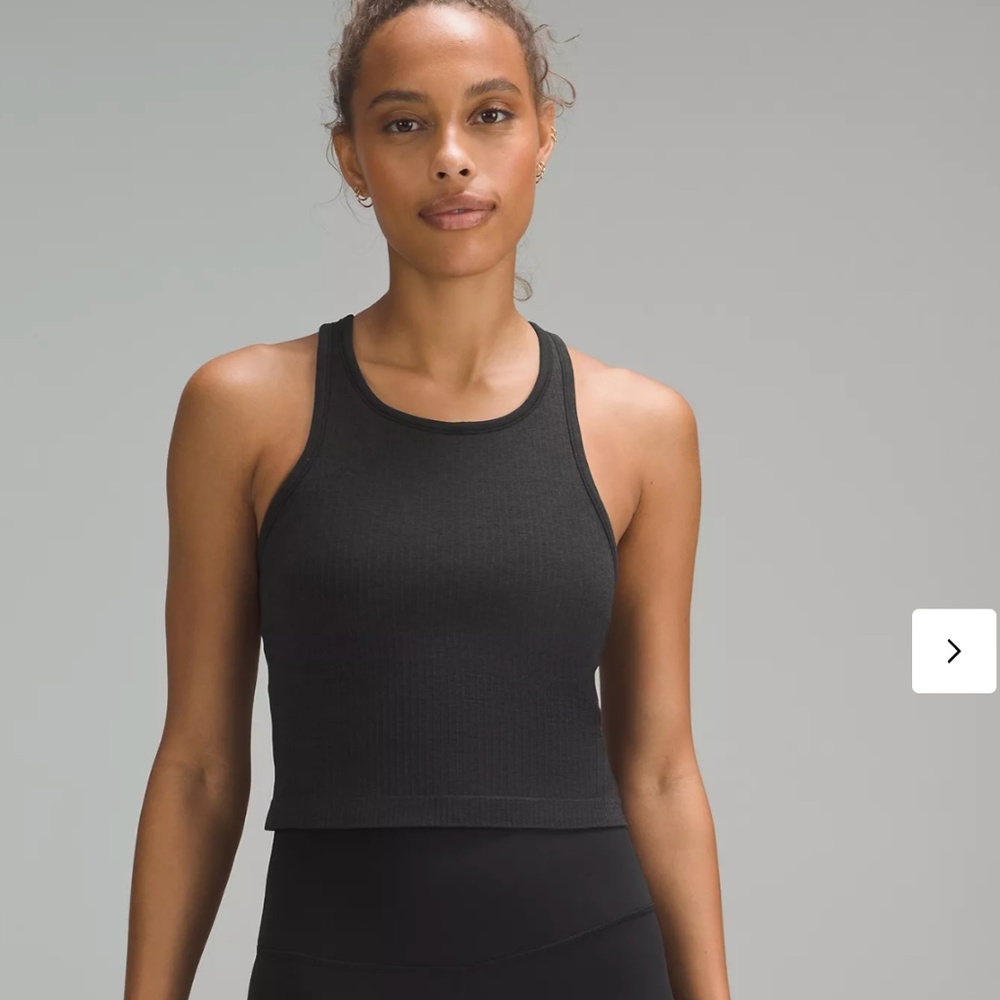 Lululemon Ebb to Street Cropped Racerback Tank Top